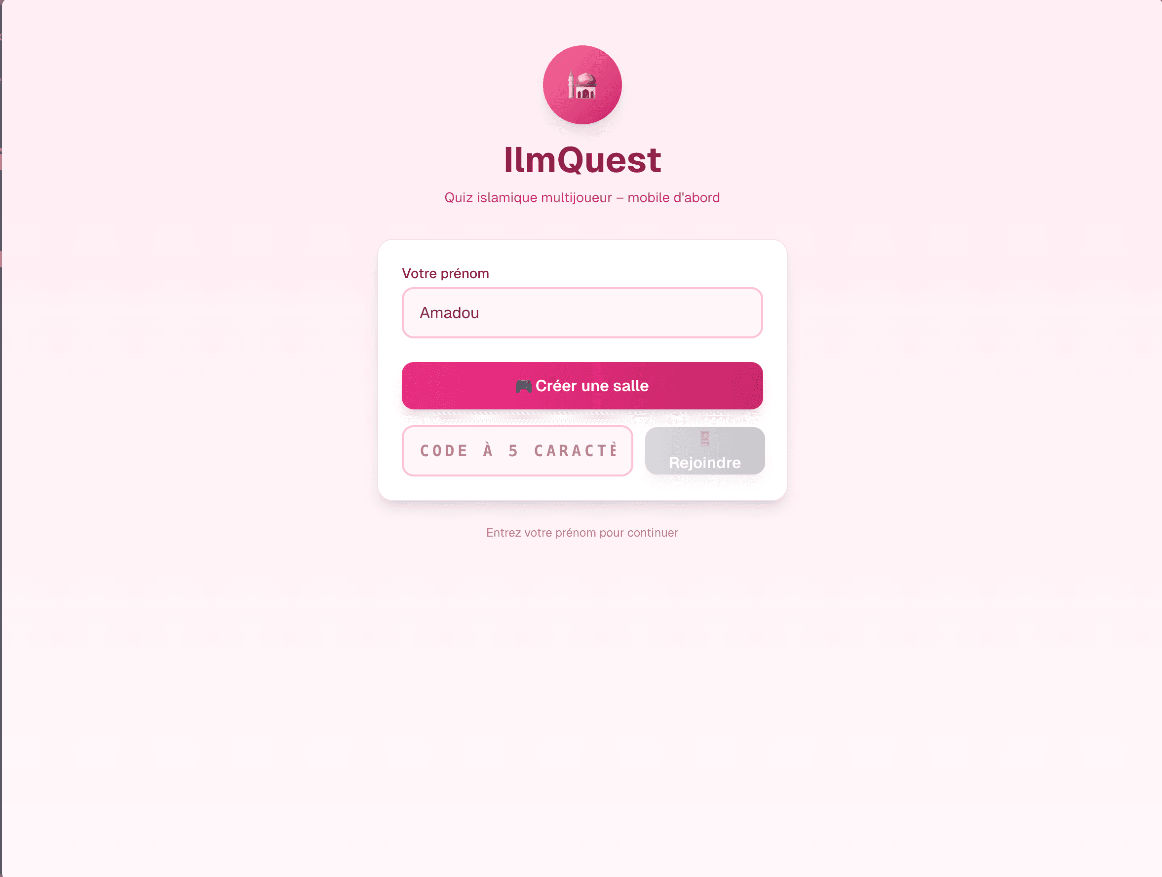 IlmQuest - Real-Time Multiplayer Quiz Game project screenshot